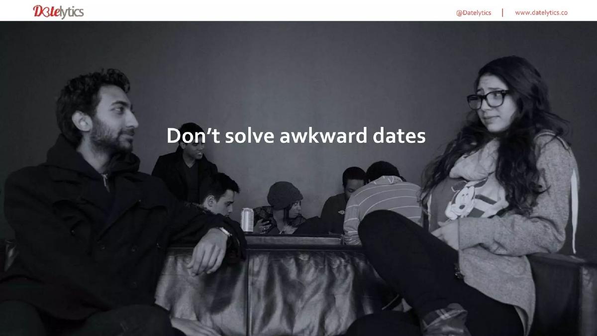 Datelytics pitch deck slide 4 of 12