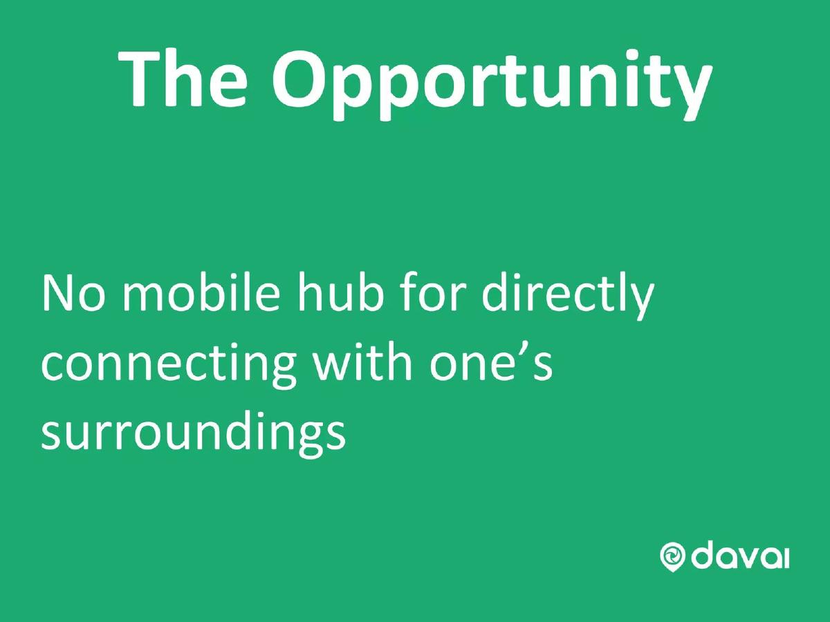 Davai pitch deck slide 3 of 12