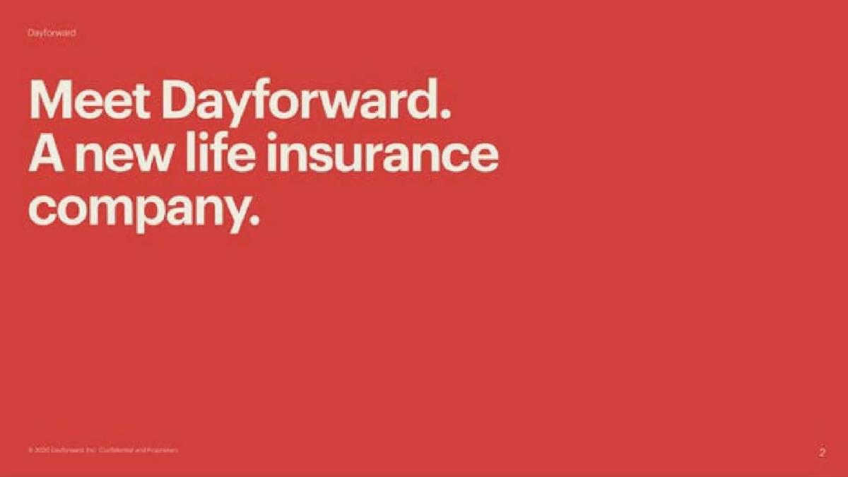Dayforward pitch deck slide 1 of 17