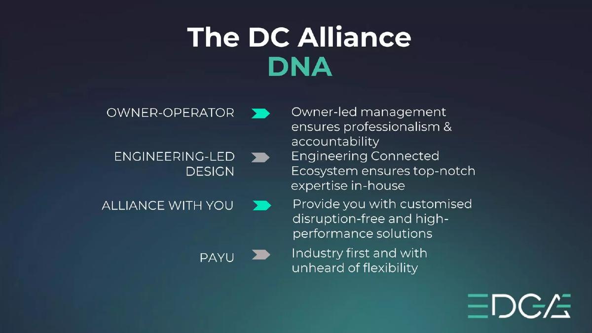 DC Alliance pitch deck slide 4 of 12