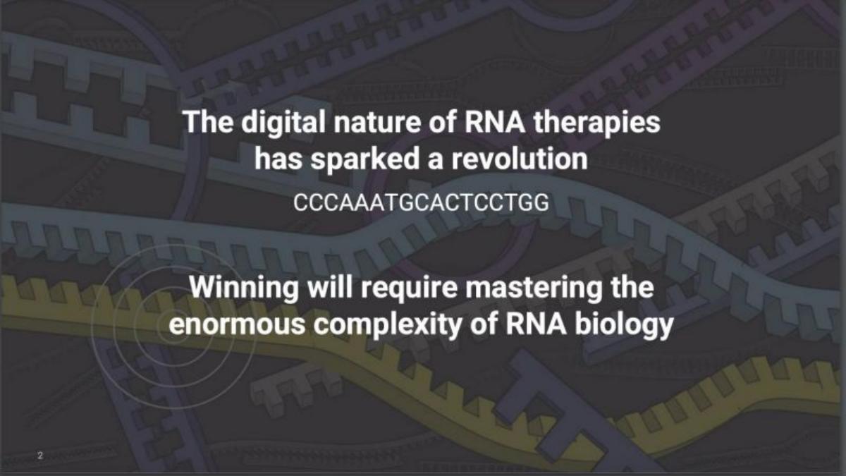 Deep Genomics pitch deck slide 2 of 16
