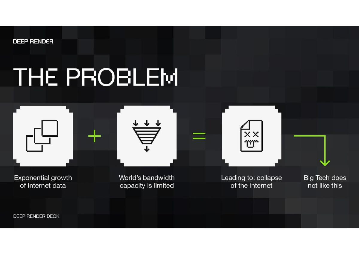 Deep Render pitch deck slide 3 of 50