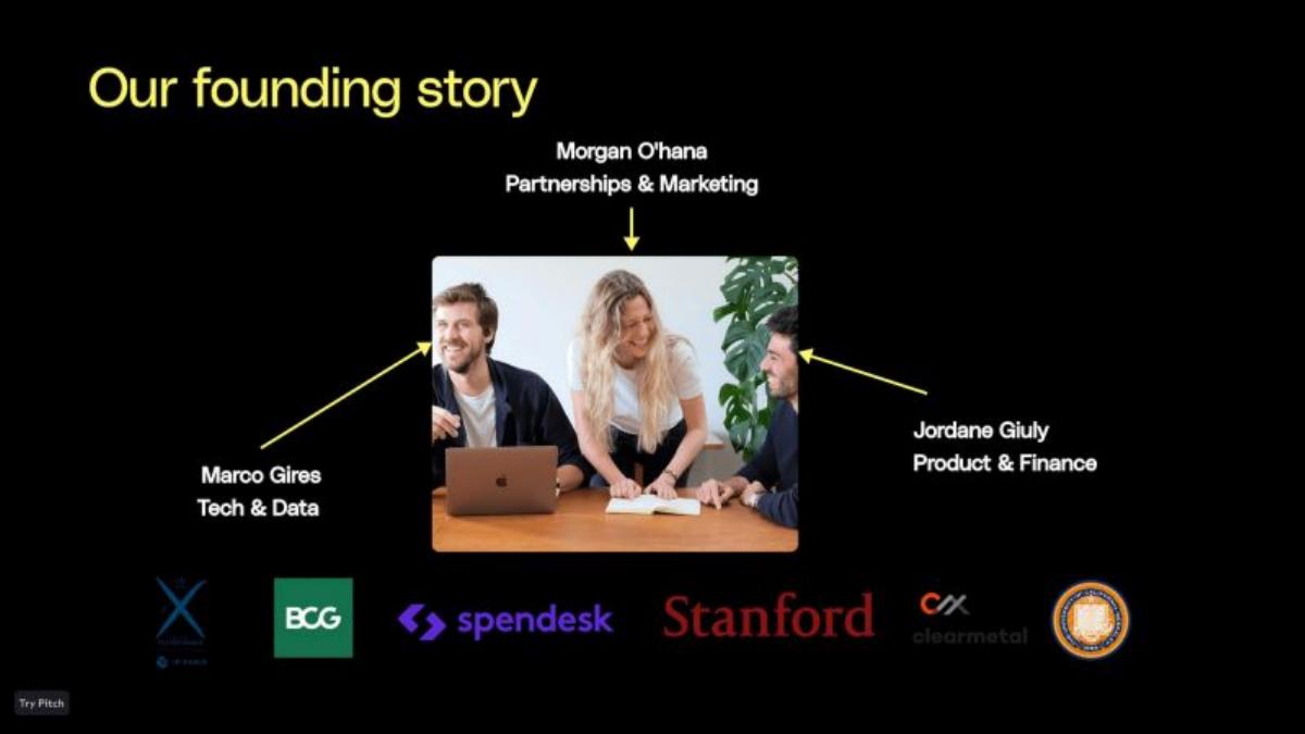 Defacto pitch deck slide 2 of 20