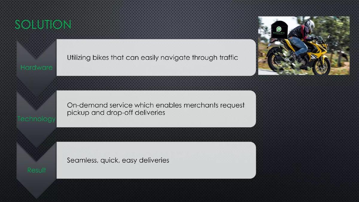 Delivery Bros pitch deck slide 5 of 8