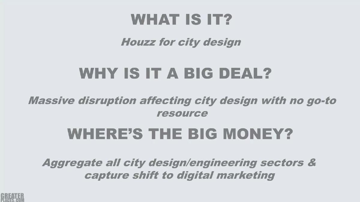 Greater Places pitch deck slide 2 of 18