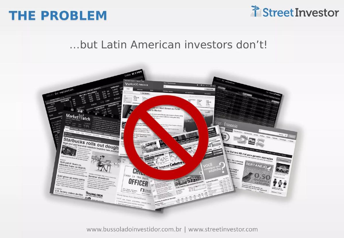 Street Investor (Bússola do Investidor) pitch deck slide 3 of 13