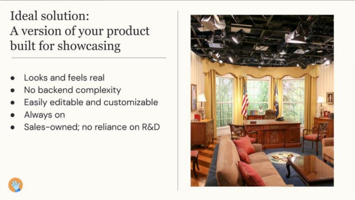 Demostack pitch deck slide 3 of 11