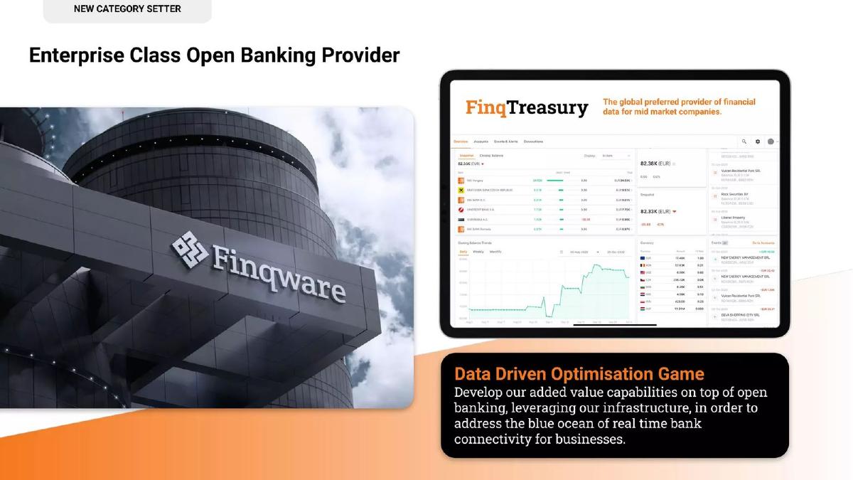 Finqware pitch deck slide 5 of 11