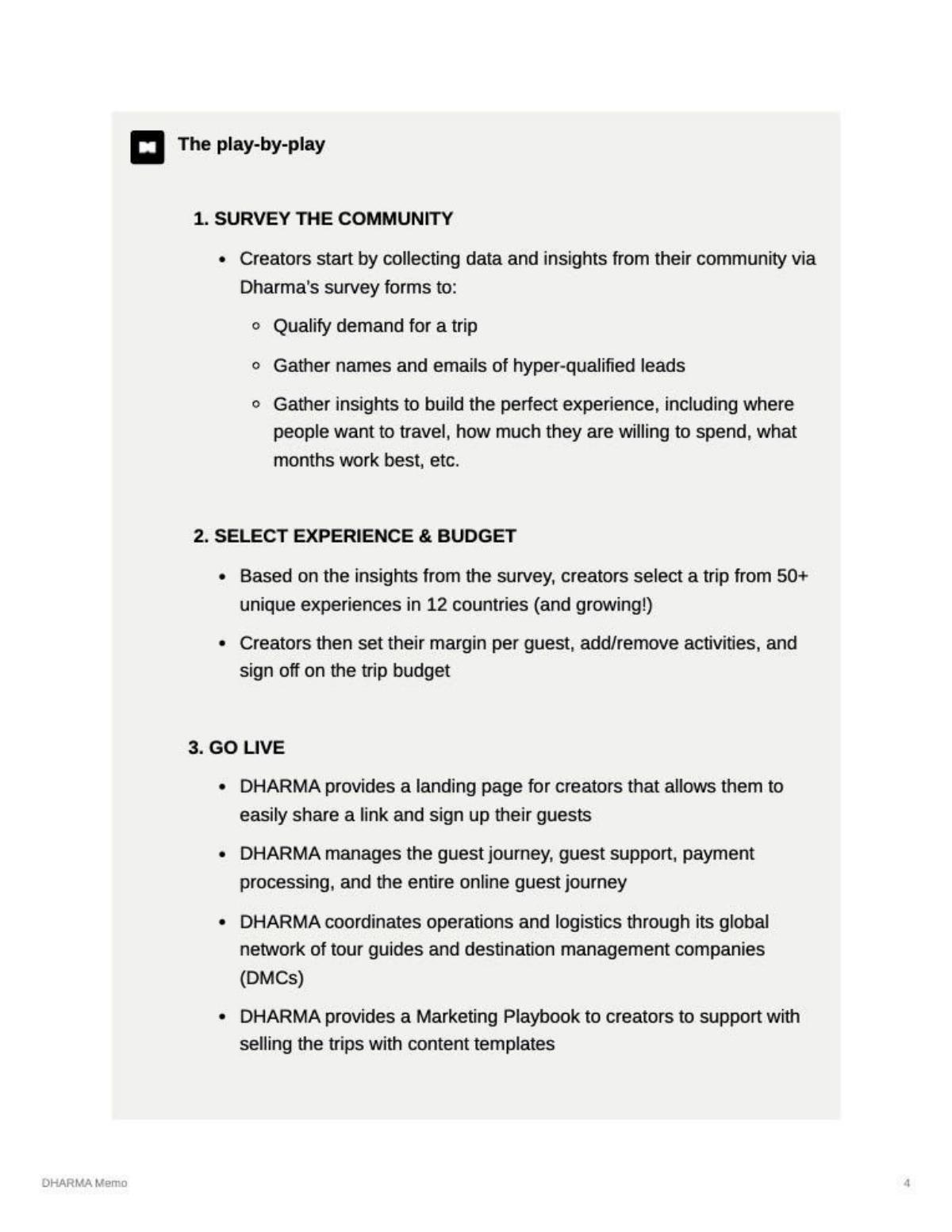Dharma pitch deck slide 4 of 17