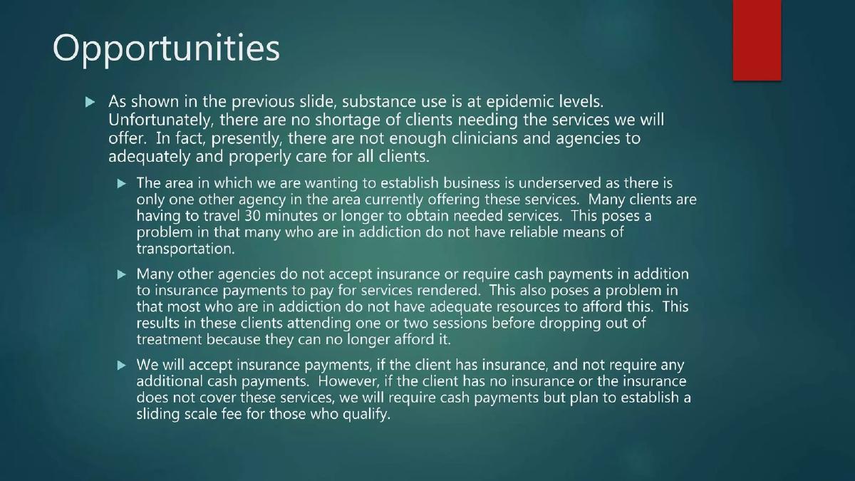 Discovering Hope Counseling, LLC (dhc) pitch deck slide 5 of 12