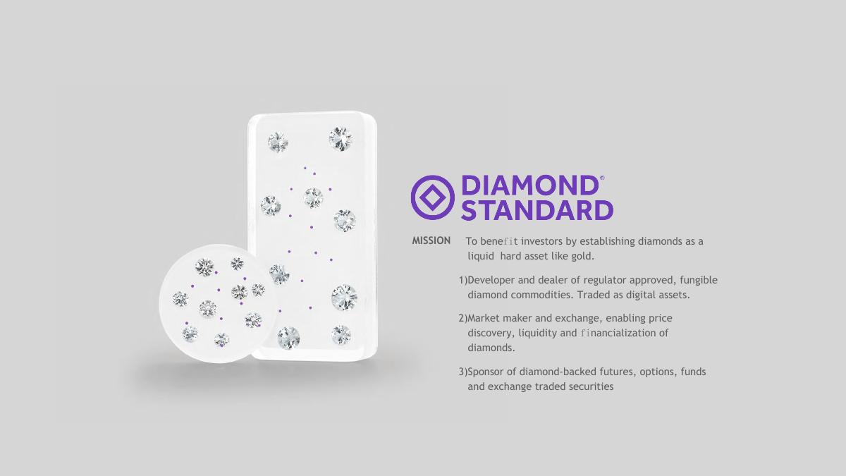Diamond Standard pitch deck slide 1 of 11