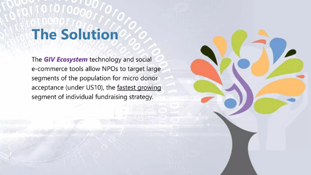 Digital Donations Technologies pitch deck slide 4 of 14
