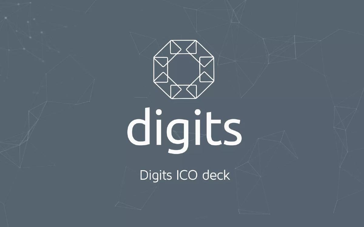 Digits pitch deck slide 1 of 18