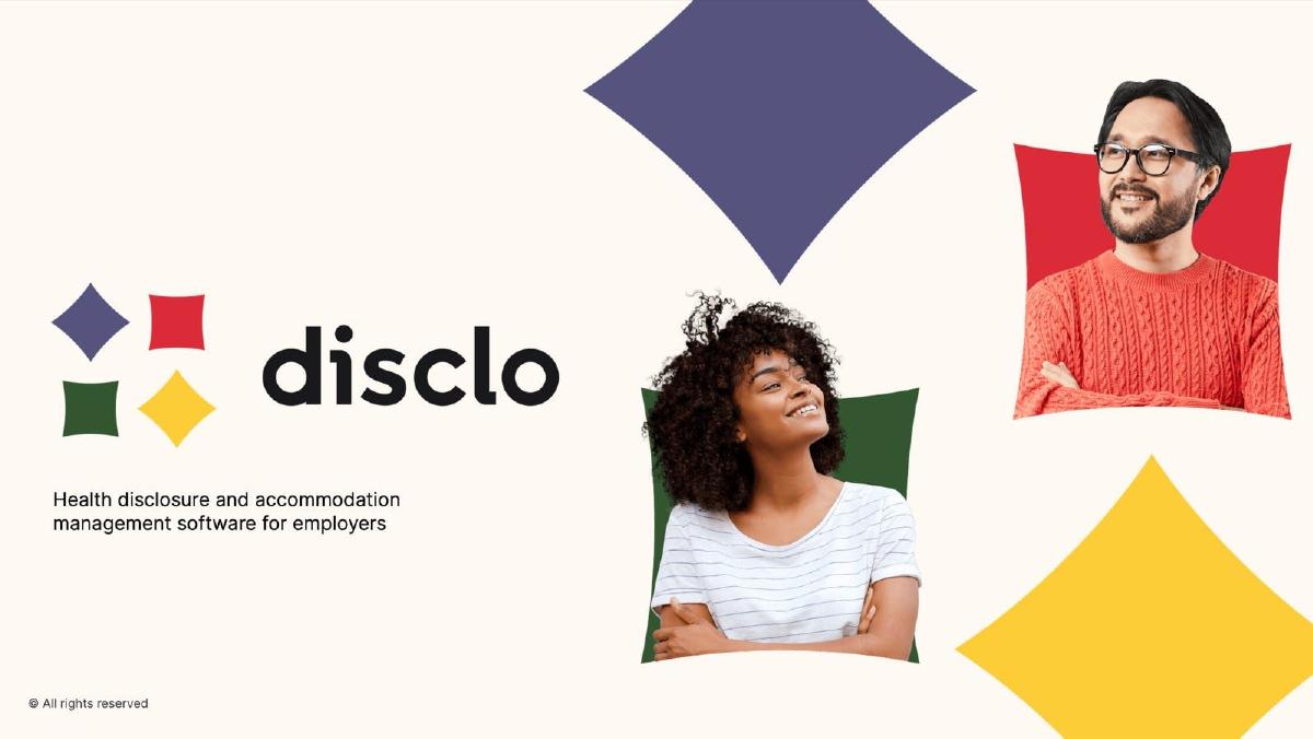 Disclo pitch deck slide 2 of 10