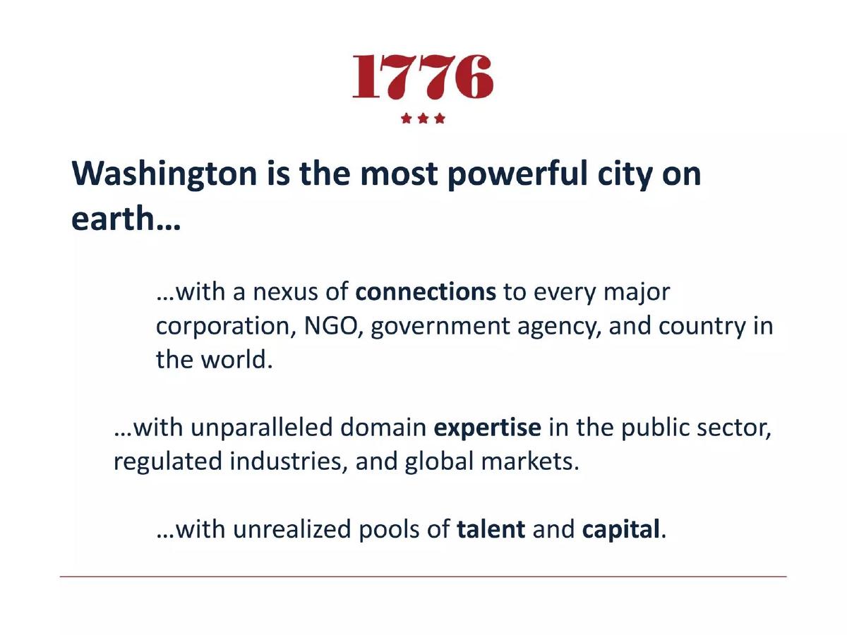 1776 Discovery Fund pitch deck slide 4 of 19