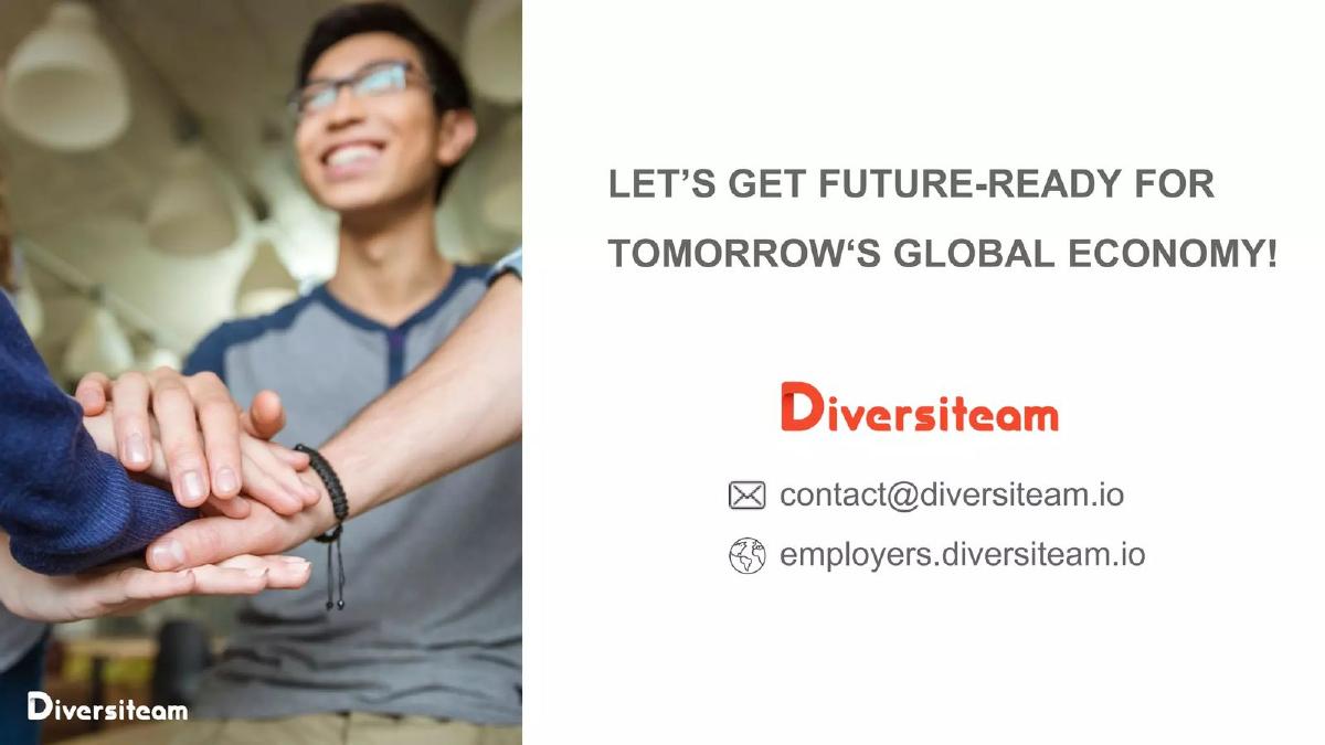 Diversiteam pitch deck slide 6 of 6