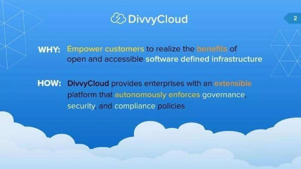 DivvyCloud pitch deck slide 2 of 13