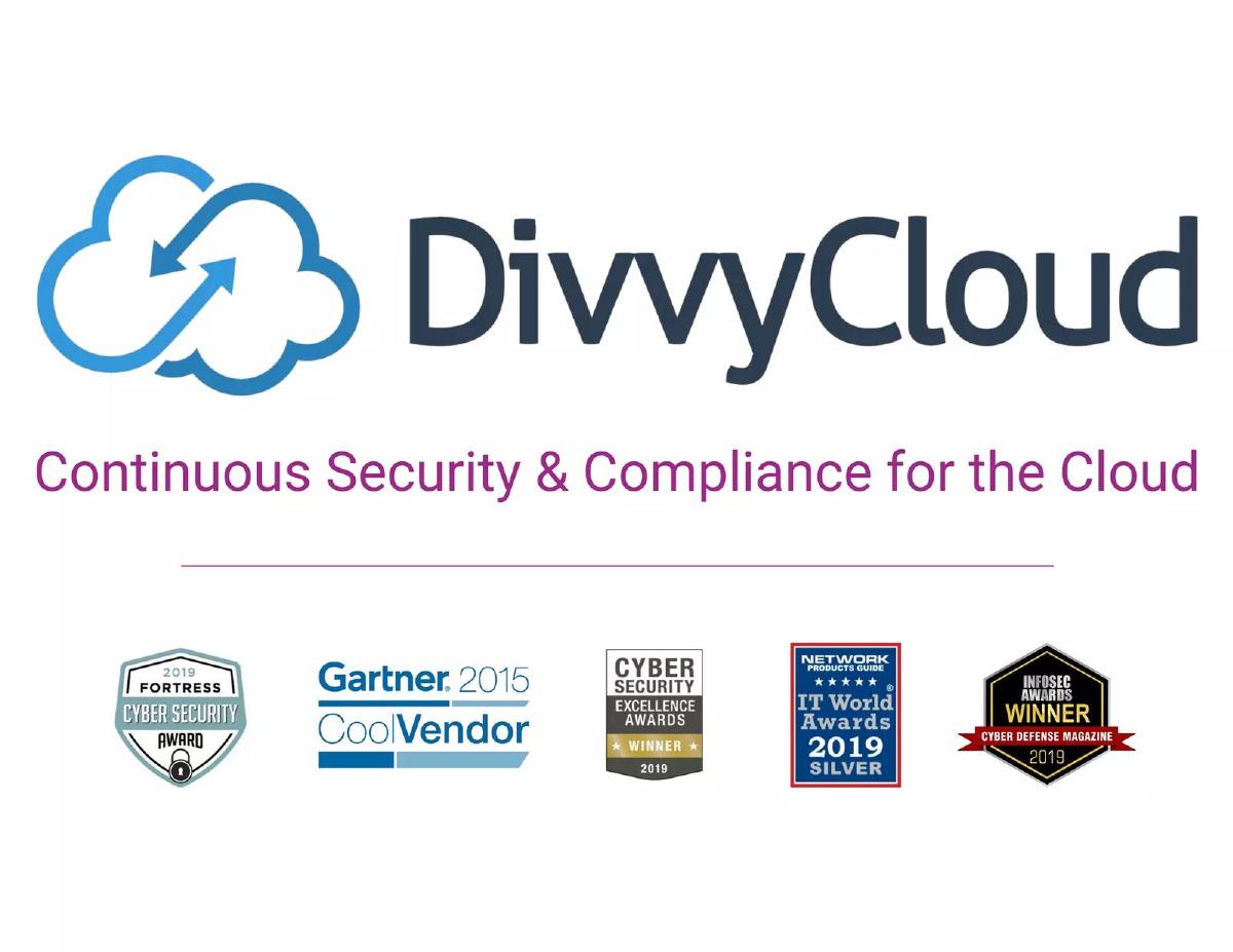 DivvyCloud pitch deck slide 1 of 14