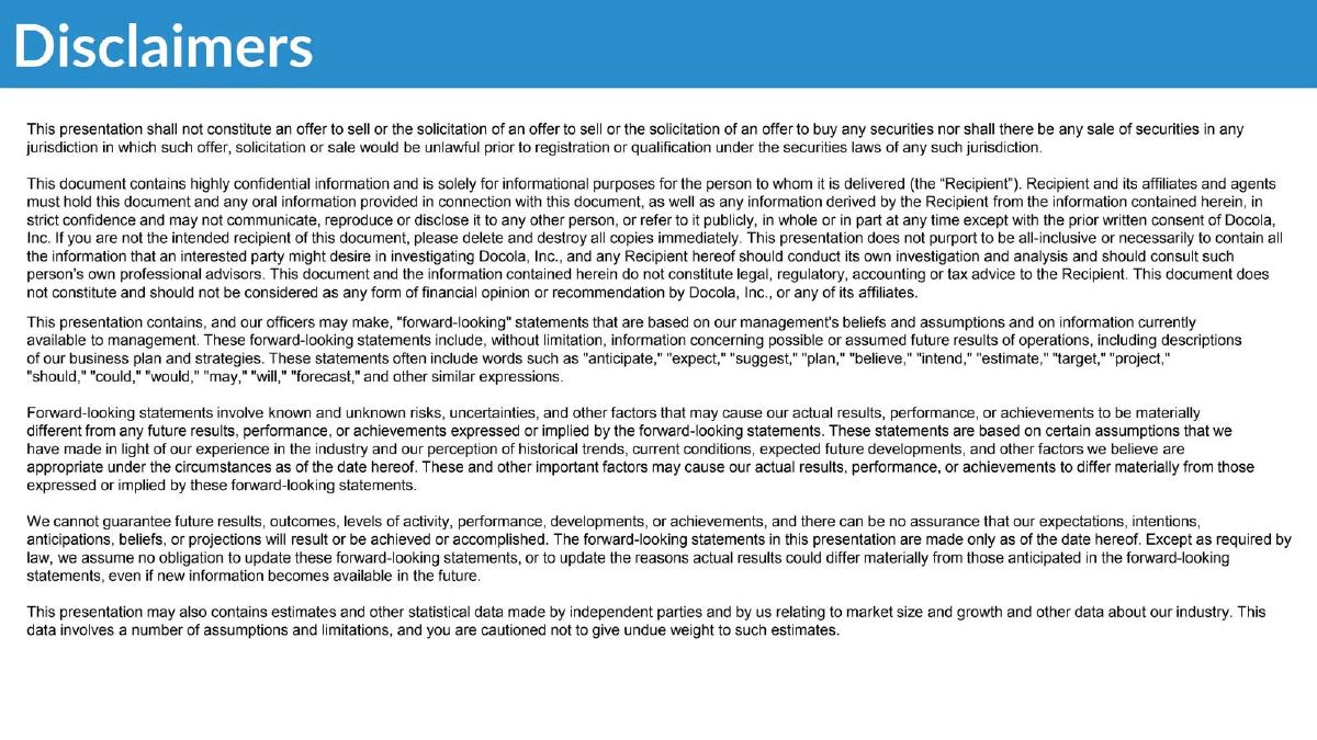 Docola pitch deck slide 2 of 12