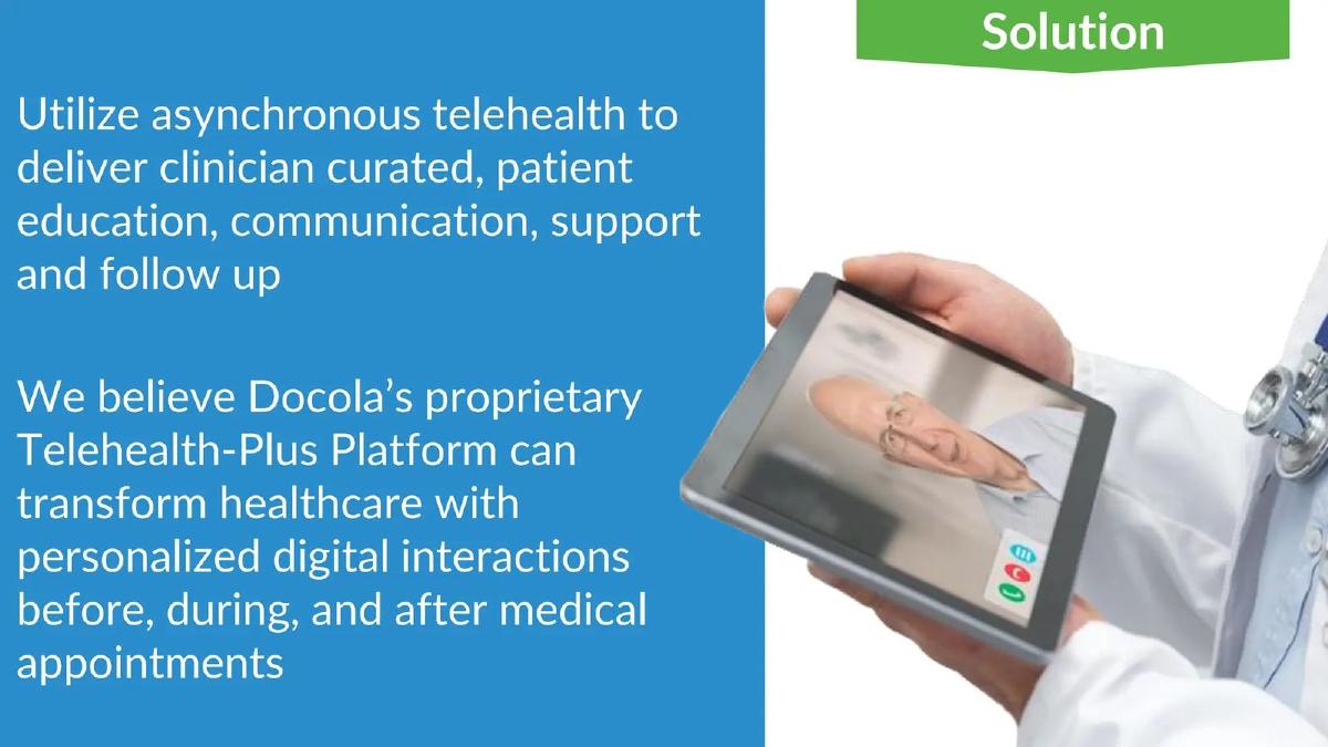 Docola pitch deck slide 5 of 12