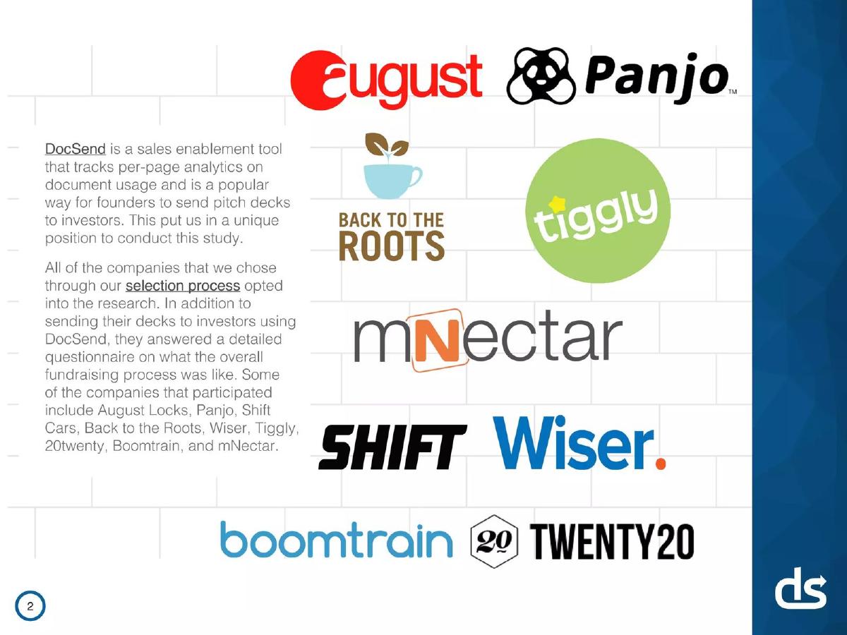 DocSend Fundraising Research Teardown pitch deck slide 2 of 19
