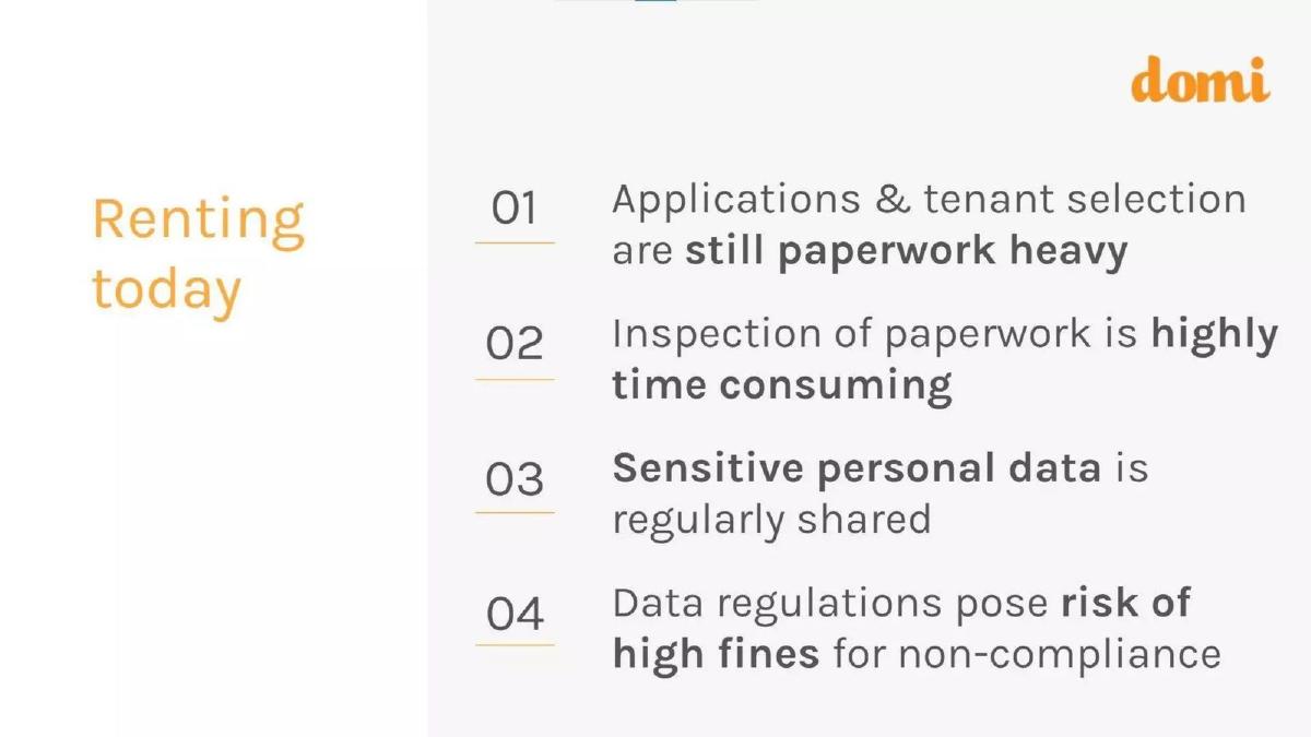Domi Labs pitch deck slide 4 of 17