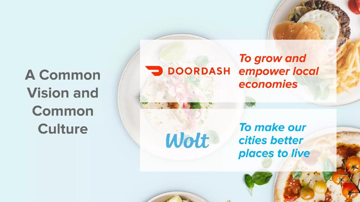 Wolt (acquired by DoorDash) pitch deck slide 6 of 14