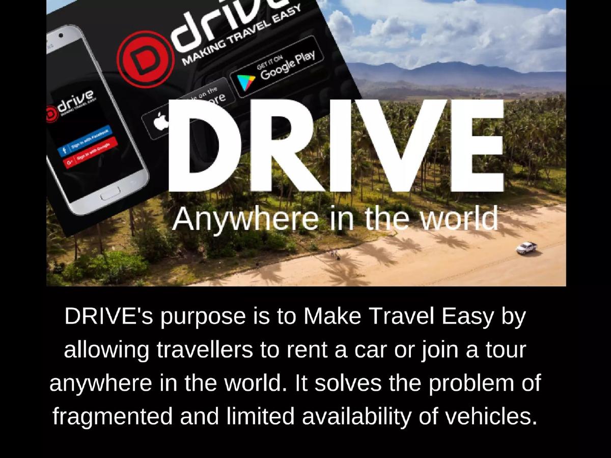 Drive pitch deck slide 2 of 10