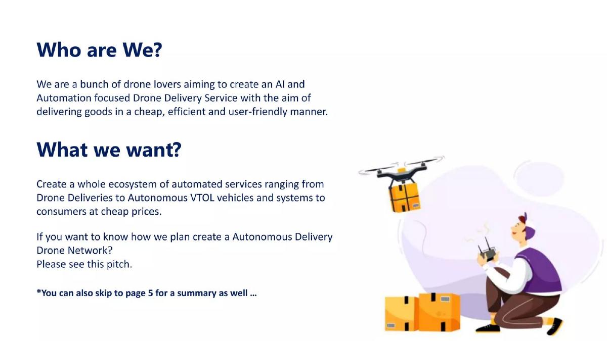 DAS pitch deck slide 2 of 7