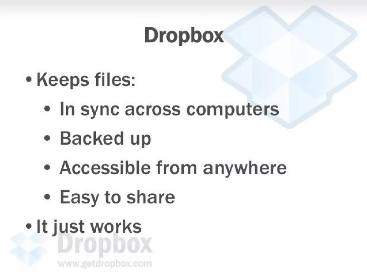Dropbox pitch deck slide 6 of 22