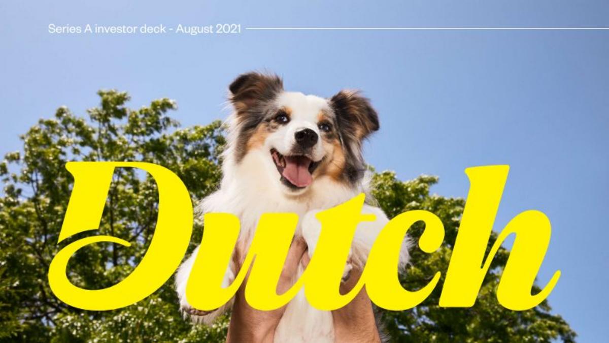 Dutch pitch deck slide 1 of 18