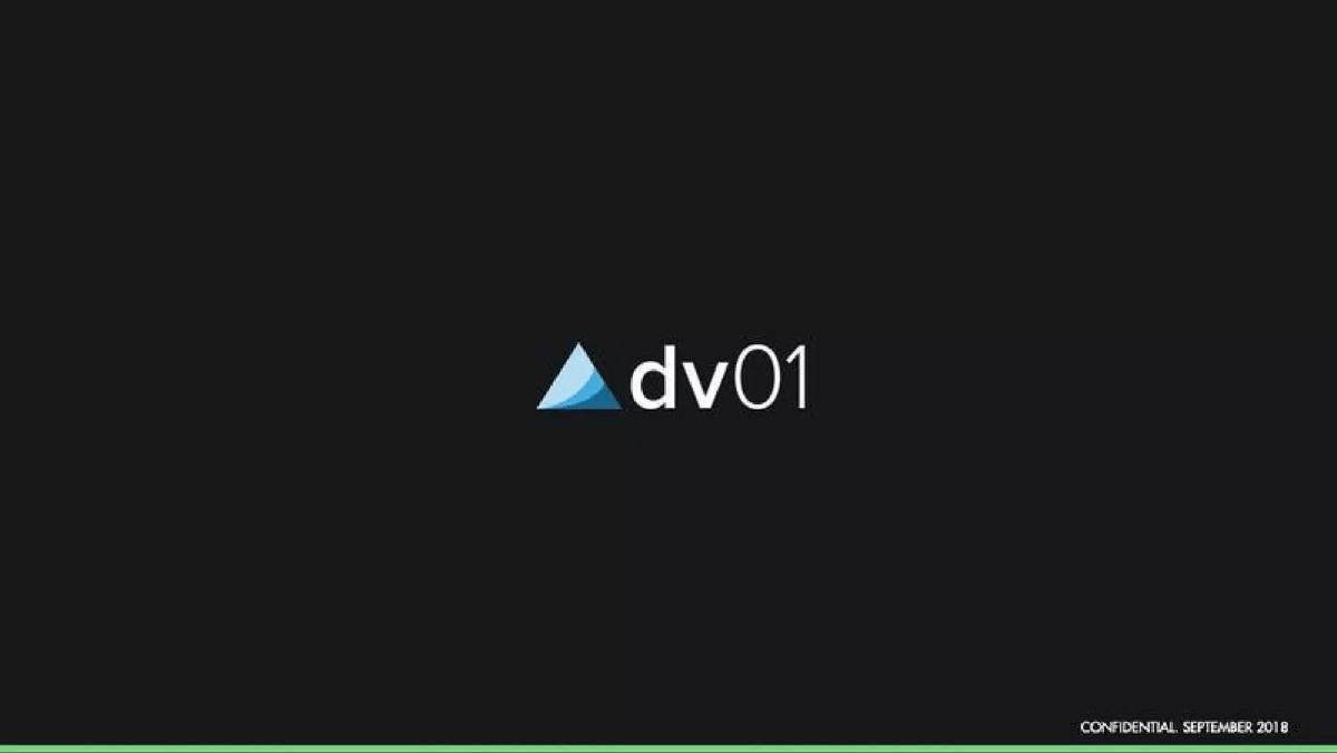 Dv01 pitch deck slide 1 of 17