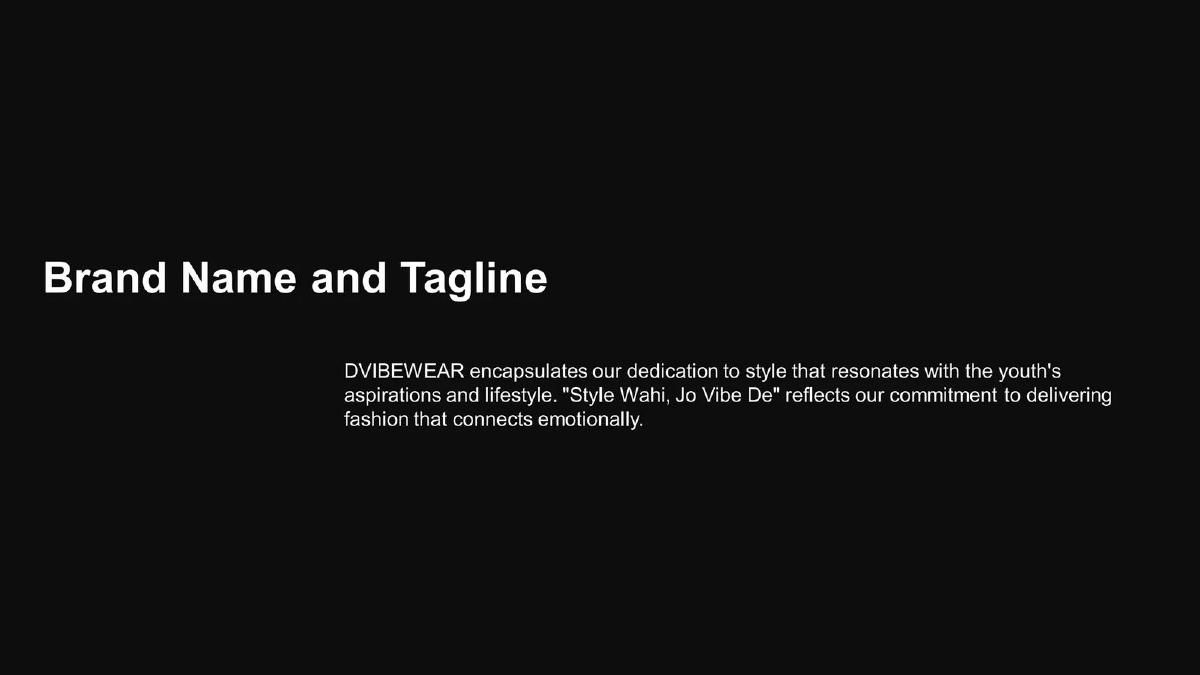 DVIBEWEAR pitch deck slide 4 of 13