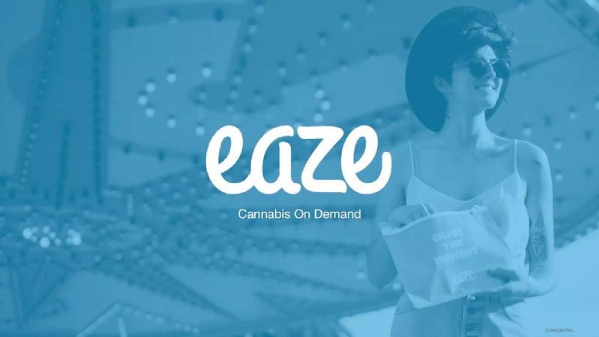Eaze pitch deck slide 1 of 15
