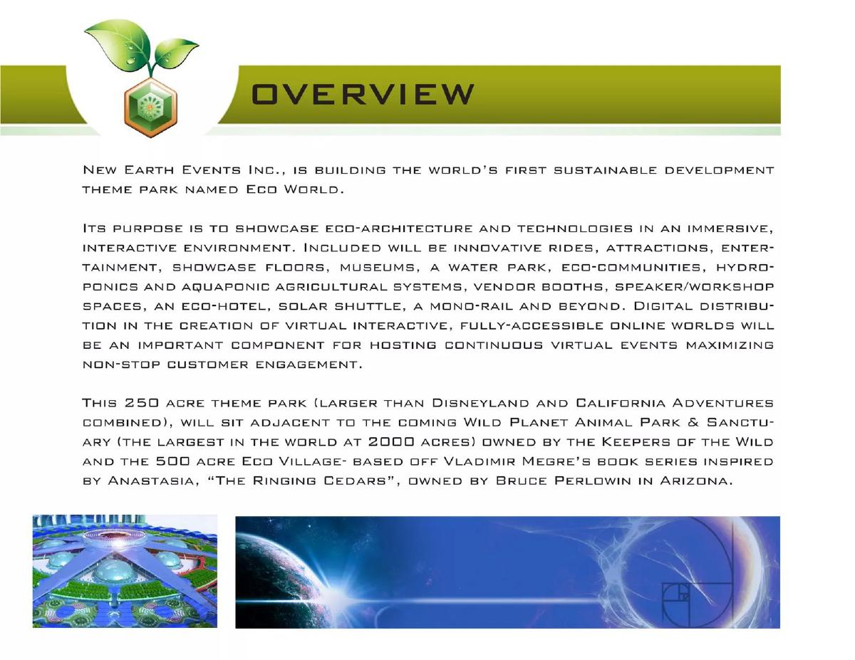 Eco World pitch deck slide 2 of 30