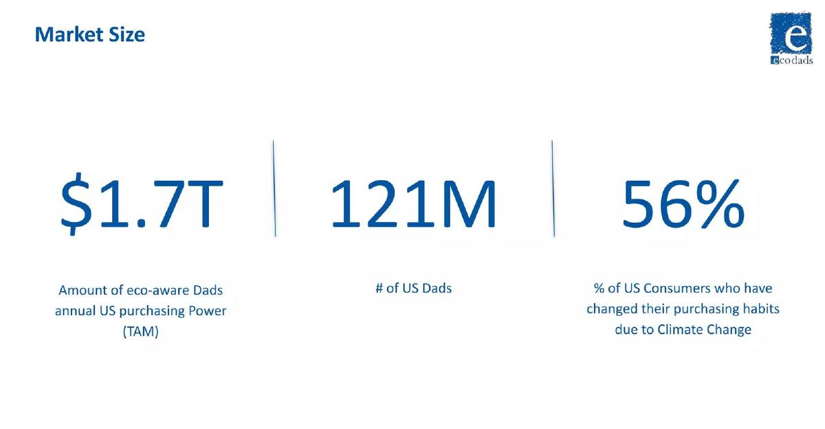 ecodads pitch deck slide 4 of 13