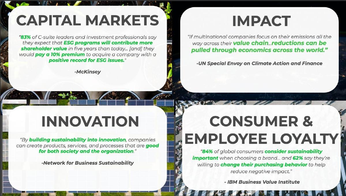 EcoVadis pitch deck slide 2 of 11