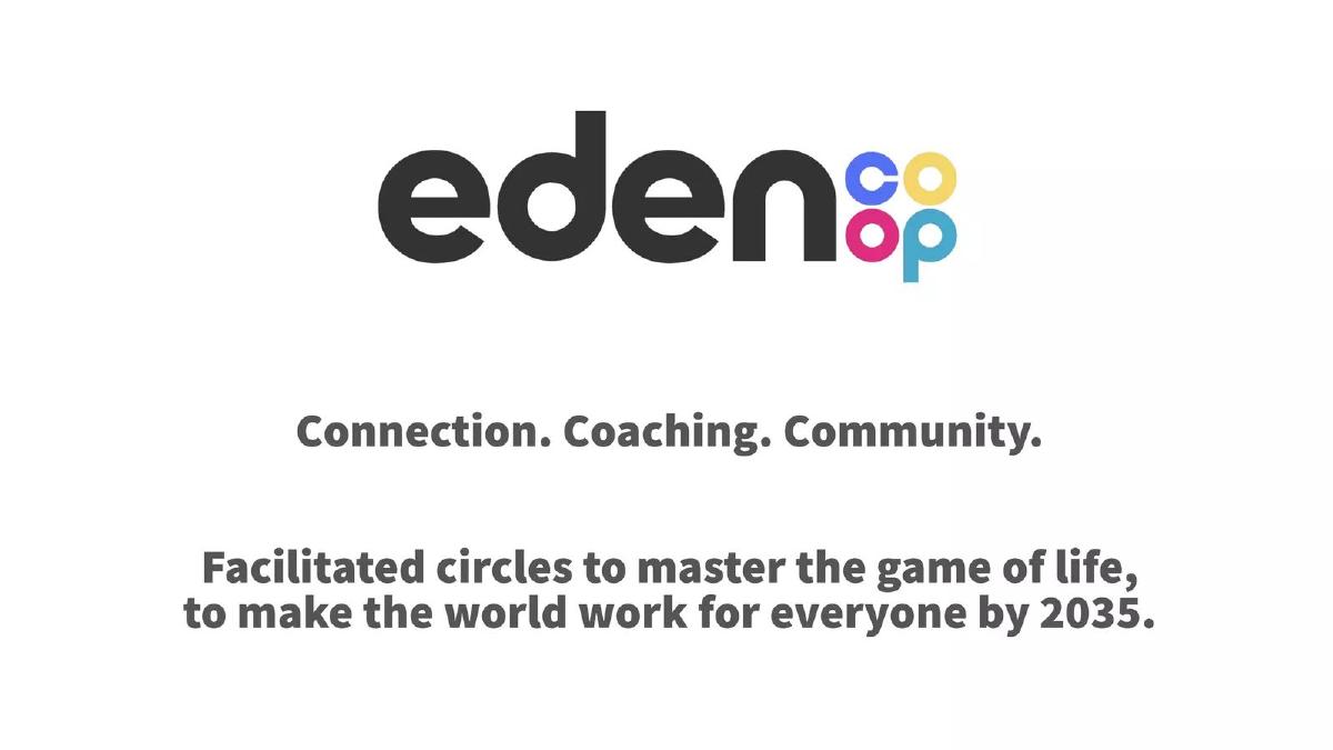 Eden Co-op pitch deck slide 2 of 16