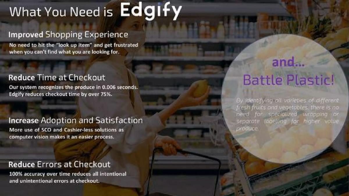 Edgify pitch deck slide 1 of 13