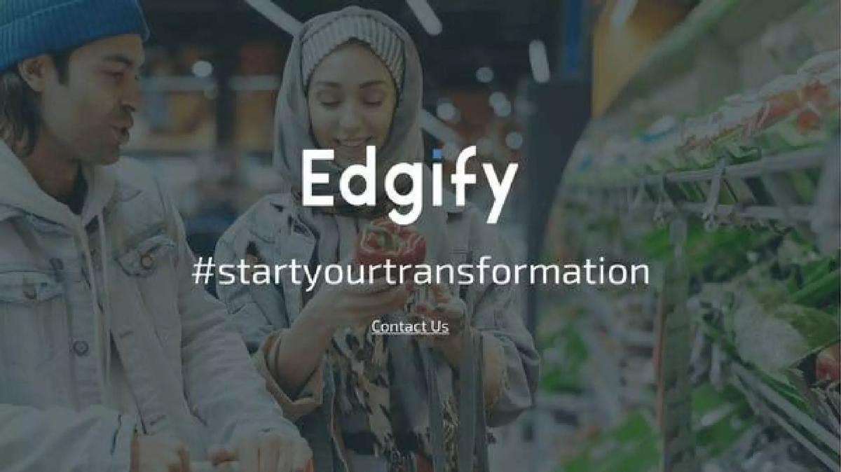 Edgify pitch deck slide 5 of 13