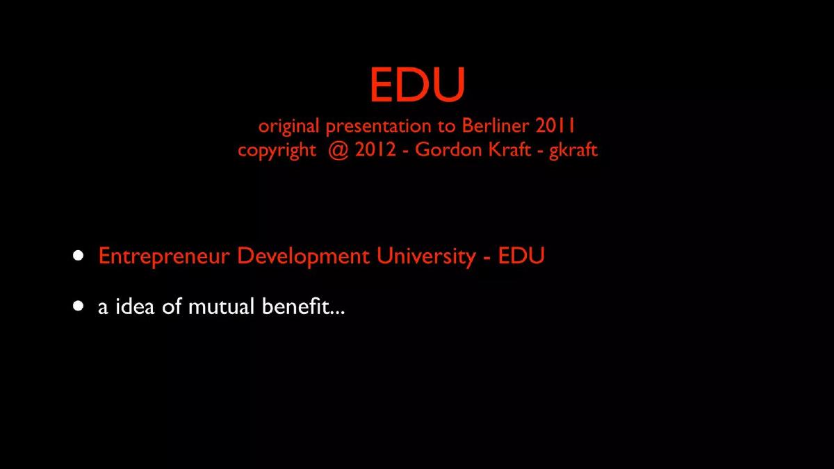 Edu plan b pitch deck slide 1 of 67