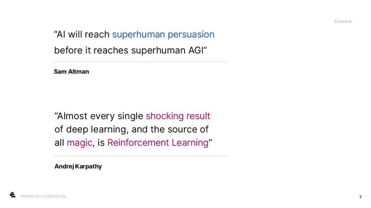 Eikona pitch deck slide 3 of 12