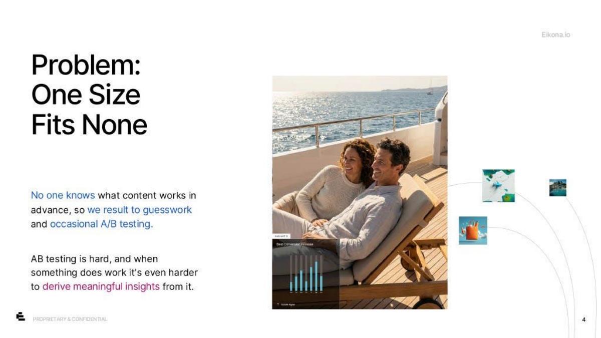 Eikona pitch deck slide 4 of 12