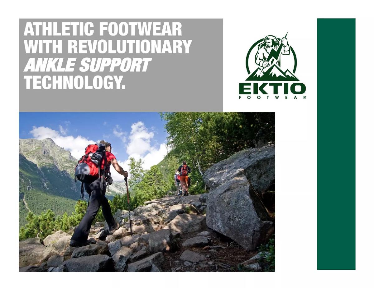 Ektio pitch deck slide 1 of 20