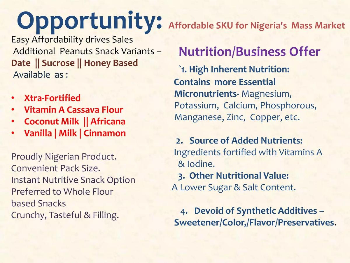 Distrifoods Nigeria (Xpressbite) pitch deck slide 6 of 12