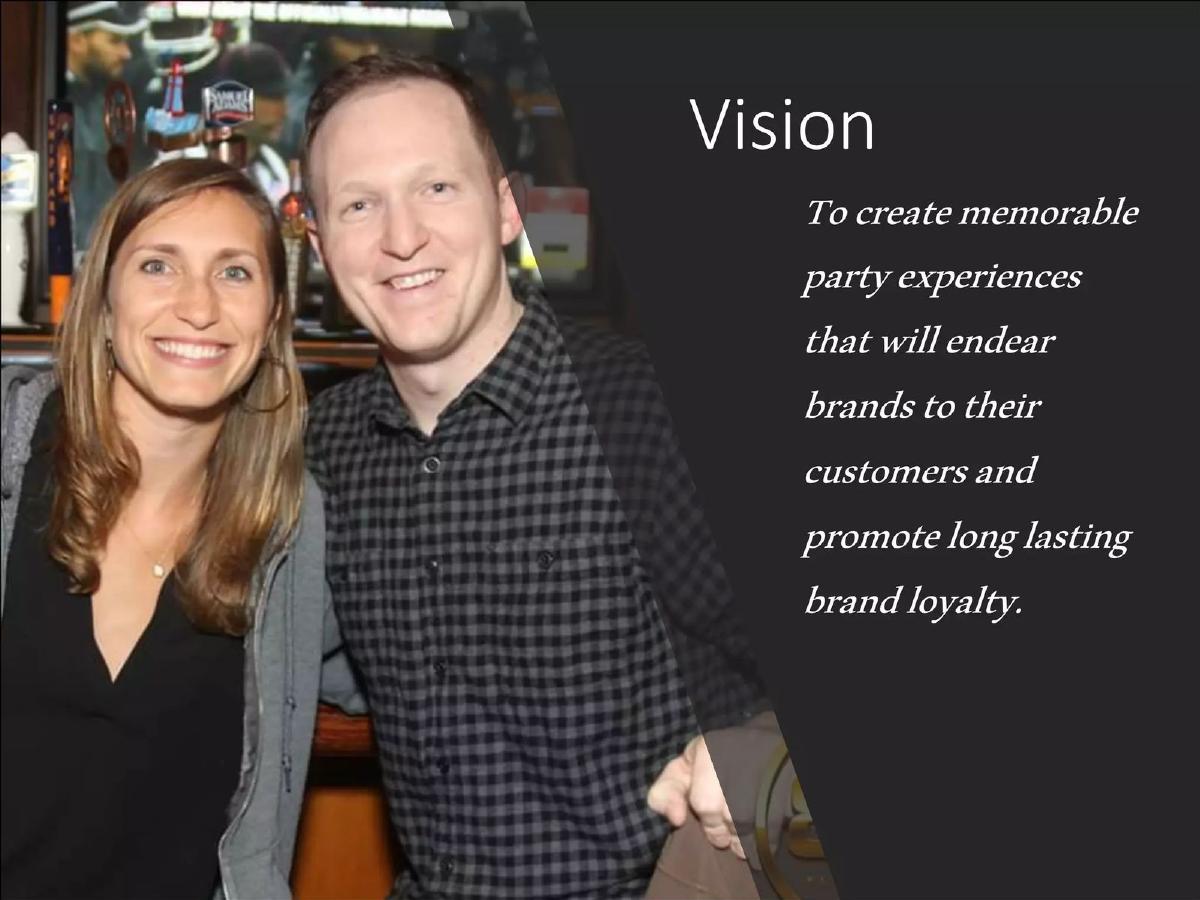Elite Events pitch deck slide 2 of 7