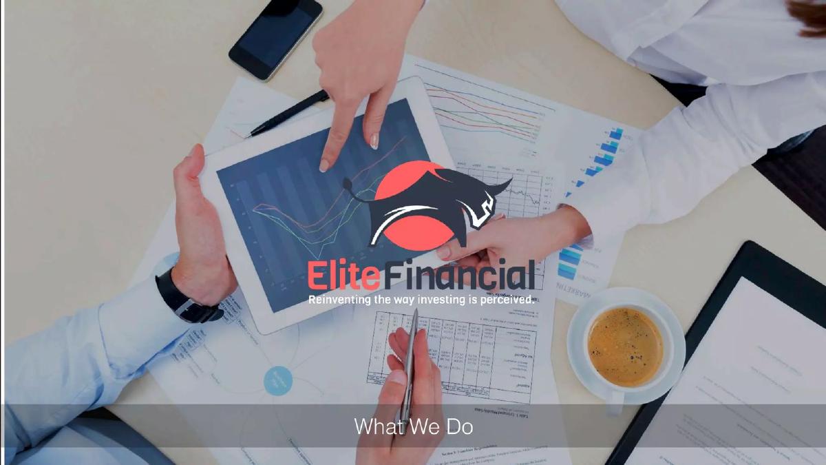Elite Financial LLC pitch deck slide 4 of 23