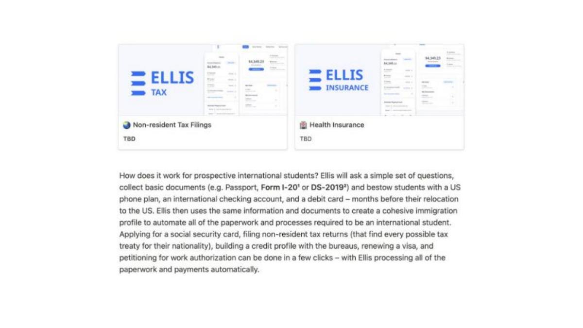 Ellis pitch deck slide 6 of 17