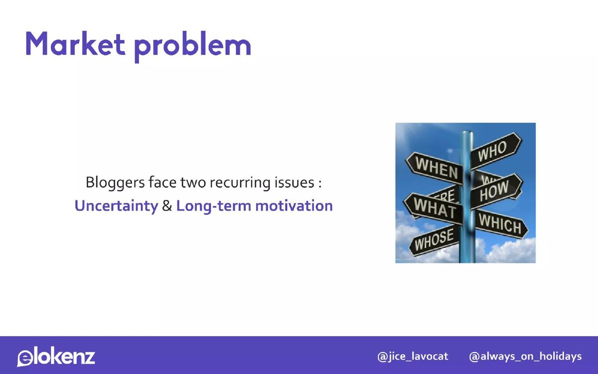 Elokenz pitch deck slide 2 of 11