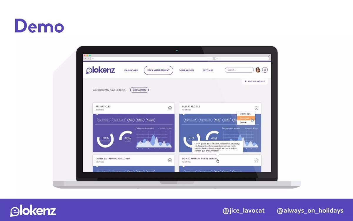 Elokenz pitch deck slide 5 of 11